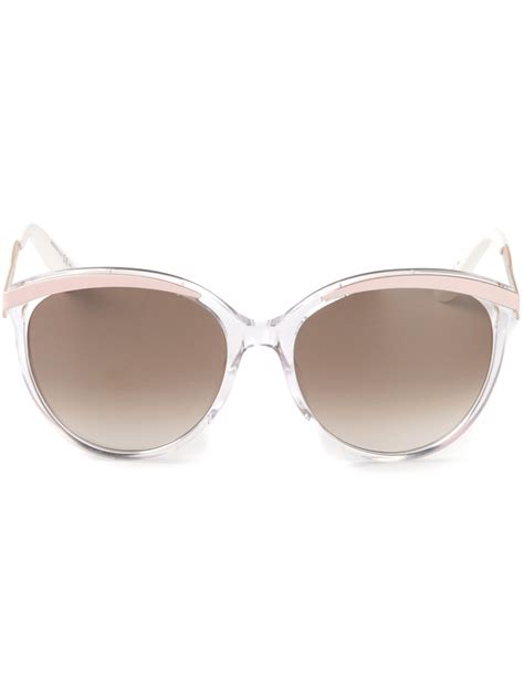 christian dior white|white dior oversized sunglasses.